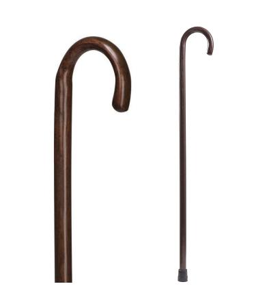DMI Wooden Cane, Wooden Walking Cane, Wooden Walking Stick, Lightweight and Strong, Made in the USA, Walnut