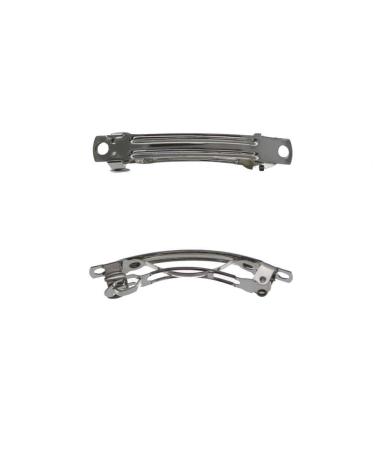 HBC French Hair Barrette Metal Hair Clips- 50mm (2 Inch) - 24 Pack 24 pcs 50mm