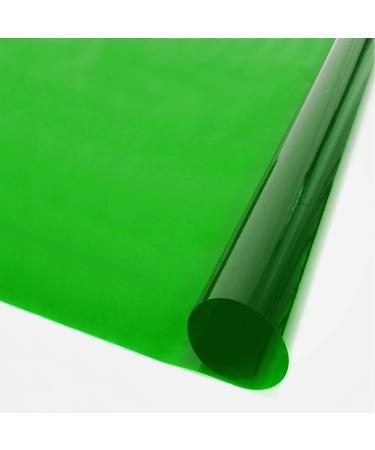 Selens 15.8X19.7inch/40X50cm Gels Color Filter Paper Correction Gel Lighting Filter for Photo Studio Light Red Head Light Strobe Flashlight Green