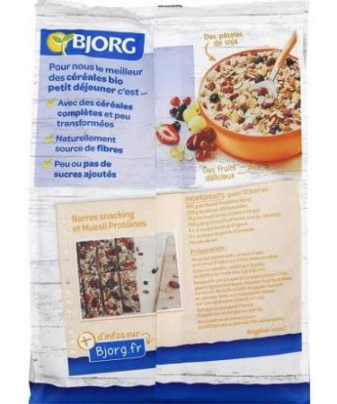 BJORG - Soya Protein Muesli 375G - Pack of 3  - Buy Online on GoSupps.com
