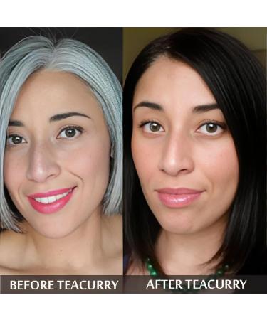 Teacurry Th gris pour cheveux Paquet de 1 mois 30 sachets de th aide retrouver les cheveux naturels stimule la production de m lanine et r duit la chute des cheveux | 100 % naturel - Buy Online on GoSupps.com