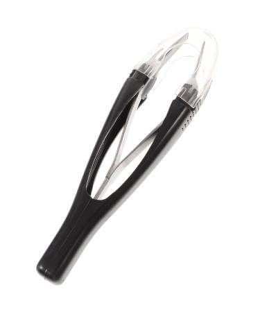 Ipetboom Stainless Steel Tweezers for Plucking Retractable Tweezers for Facial Eyebrow Hair Removal (Color Random).