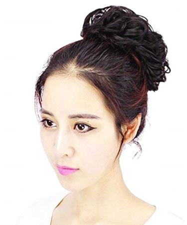 Buy Dark Brown Synthetic Hair Elastic for Chignon Hairstyles | Hairpieces & Clips Online - Buy Online on GoSupps.com
