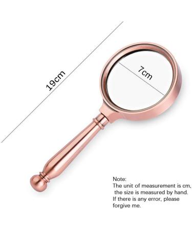 Magnifying Glass Handheld Magnifying Glass to Read Elderly Children 80Mm Retro-Style Magnifying Glass to Enlarge 10 Times Reading Advanced Low-Vision Books to Check Crafts to Send High-End Gift Boxe - Buy Online on GoSupps.com