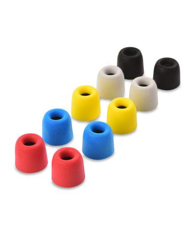 WOONEKY 10pcs Noise Cancelling Earplugs Headphones Earbuds Noise Cancelling Sound Blocking Plugs Memory Earplugs Ear Plugs Sponge Mushroom Head Sound Insulation Ear Plugs in-Ear