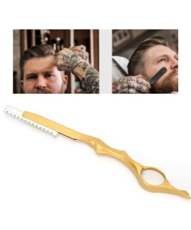 Premium Gold Hair Texturizing & Thinning Razor | Feather Styling for Perfect Cuts - Buy Online on GoSupps.com