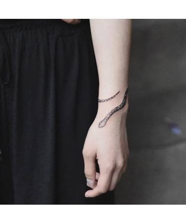 Black Snake Temporary Tattoos | Waterproof Body Art Stickers | 4 Sheets | Men Women Arm Neck Flash Decals - Buy Online on GoSupps.com