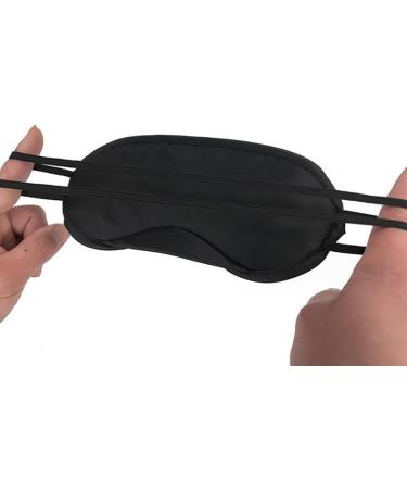5 PCS Adjustable Blindfold Eye Cover Sleep Mask Perfect for Team Building Parties & Games - Black - Buy Online on GoSupps.com