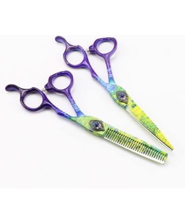 Hair Cutting Scissors 6 Inch Professional Japan 440c Upscale Scissor Ceramics Hair Scissors Cutting Barber Haircut Thinning Shears Hairdressing Scissors Set - Buy Online on GoSupps.com