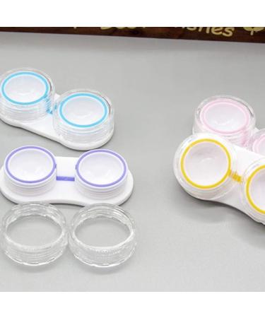 Milisten Contact Lens Case - Travel Kit Holder with Soak Storage | Pink Blue Purple Yellow Black Options - Buy Online on GoSupps.com