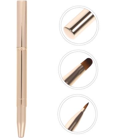 POPETPOP Double Ended Lipstick Brush Lip Brush for Makeup Blush Brush Lip Gloss Wands Applicator Travel Size Lipstick Brush Reusable Lip Brush Beauty Miss Aluminum Alloy Lip Balm Super Soft 12x1x1cm Golden - Buy Online on GoSupps.com