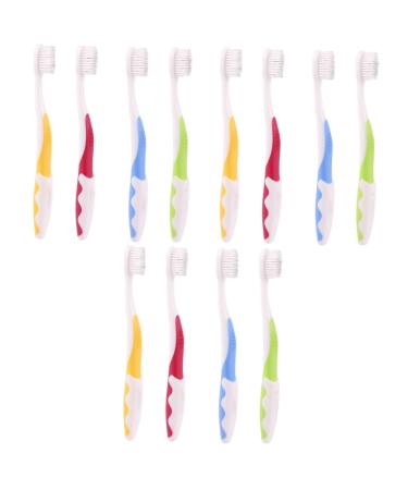 Minkissy 12 STK Tools for the oral care children toothbrush toothbrushes for children baby toothbrush soft toothbrush toothbrush toothbrushes with bristles non -slip toothbrushes gentle
