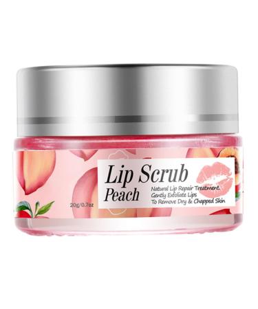 Lip Scrub Exfoliator Lip Overnight Moisturizer Sleeping Cream Lip Repair Balm Peach lip scrub