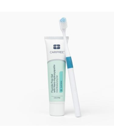 CariFree Fluoride Free Gel Soft Mint Flavor Neutralizes pH Freshens Breath and Moistens Mouth Dentist Recommended for Oral Care Toothpaste Replacement 2.3 Ounce (Pack of 4) - Buy Online on GoSupps.com