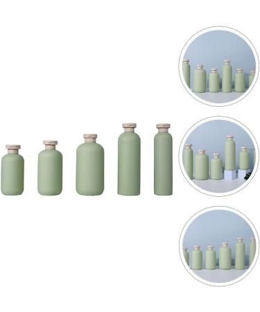 minkissy 3pcs Flip Cap Shampoo Bottles Empty Sub Package Squeeze Bottles Shower Gel Bottle Refillable Containers for Shampoo Lotions Cream Wash Conditioner Green 16.3x7.6cm - Buy Online on GoSupps.com