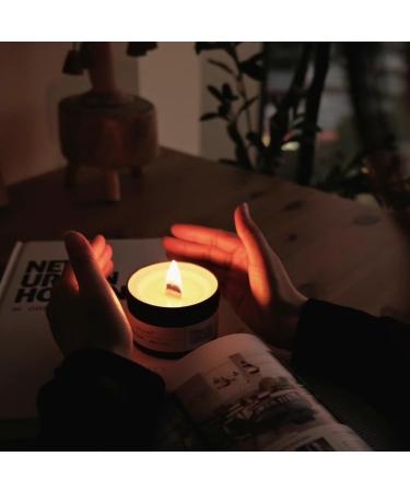 DNAMOFV Injune Coffee Fragrance Candle - Organic Soy 50-Hour Burn Perfect Father's Day Gift for Men & Women - Includes Obsidian & Coffee Beans 200g - Buy Online on GoSupps.com