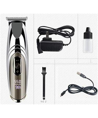 Easy Hair Clipper - Electric Hair Trimmer with LCD Display Low Noise & Pet Supplies - Silver - Buy Online on GoSupps.com