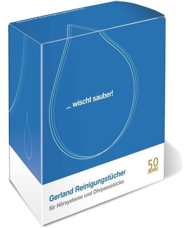 Gerland Cleaning Cloths - 30 Individually Packed for Hearing Aids & Otoplastics | Gentle Ear Wax Removal & Deep Cleaning - Buy Online on GoSupps.com