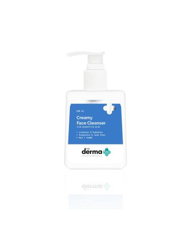 The d'erma co Creamy Cleanser for Sensitive Skin - Cleanses Moisturizes & Hydrates - Non-Foaming - 100ml (Pack of 1)