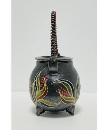 Okinawa Yachimun Yachimun Yasuhara Pot Teapot and Teacup Set (Black) - Buy Online on GoSupps.com