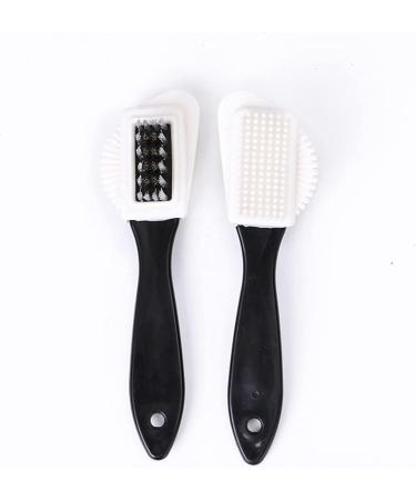 Home Shoes Brushes 3 Side Cleaning Brush for Suede Nubuck Boot Shoes S Shape Shoe Cleaner Tool Bathroom Tool Brush Onecolor - Buy Online on GoSupps.com
