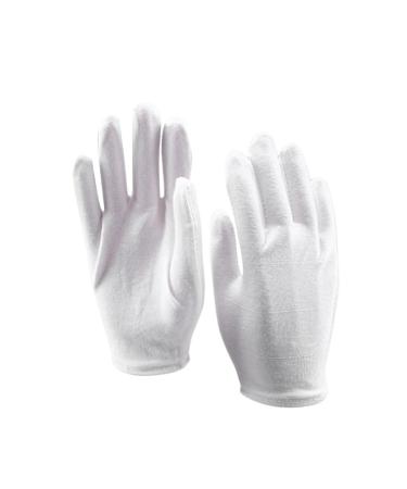 DRESSOOS 18 Pairs Beauty Gloves Hand Moisturizer Gloves Working Gloves Large Cotton Gloves for Moisturizing Spa Gloves for Dry Hands Extra Large Inspection Gloves Lab Gloves White Cosmetic