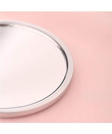 MILESI Cherry Blossom Mini Round Makeup Mirror with Leather Holster - Peach Red Gift for Women - Buy Online on GoSupps.com