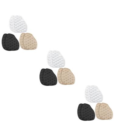 NOLITOY 9 Pairs High Heels Forefoot Pad High Heels Pads Swivel Chairs Toe Topper Socks Cartoon Metatarsal Sleeves Plantar Insole Foot Back Liner Dress Shoes Comfortable Toe Socks