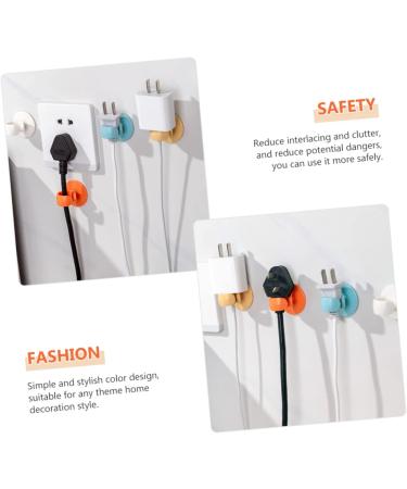 Buy CABILOCK 16 STK Self-Adhesive Wall Hooks - Durable ABS Plastic for Hake Care & Socket Storage - International Shipping Available - Buy Online on GoSupps.com