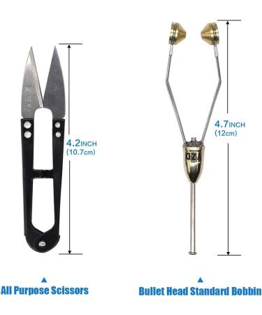 YZD Fly Tying Bobbins Tools 2 Pack with Bobbin Threader - Super Smooth Fly Fishing Lure Making Accessories - Buy Online on GoSupps.com