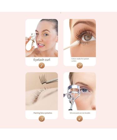 rongweiwang Electric Eyelash Curler Easy Curling And Curling With Just Push Heated Eyelash Curler Fast Charging 1-2H Anywhere White - Buy Online on GoSupps.com