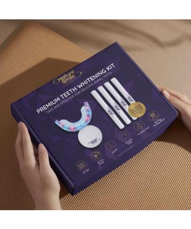 MatureSmile LED Teeth Whitening Kit with 4 Gel Pens (20 Applications) | Gentle Formula with Dual LED Light Mouthpiece | Comfortable Fit & Designed for Everyday Use at Home 4 Count (Pack of 1) - Buy Online on GoSupps.com