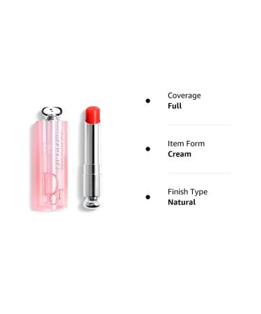 Dior Addict Lip Glow Balm 015 Cherry Red Lipstick 0.11oz - Hydrating Lip Treatment - Buy Online on GoSupps.com