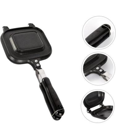 OUNONA Sandwich Skillet Grilling Frying Pan Turnover Maker Sandwich Maker Pan Electric Pancake Griddle Bbq Grill Plate Bbq Griddle Plate Toast Maker Bread Corn Aluminum Alloy Household 36.5X16CM Black - Buy Online on GoSupps.com
