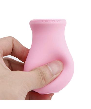 MonLiya Lips Enhancer Plumper Device - Pink Vase Type | Lip Pump Enlarger for Fuller, Bigger, Sexy Lips | Silicone Natural Pout Mouth Tool - Buy Online on GoSupps.com