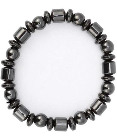 Magnetic Therapy Bracelets for Weight Loss | Health Care Magnetic Bands for Men & Women - Stylish Black Stone Gift - Buy Online on GoSupps.com