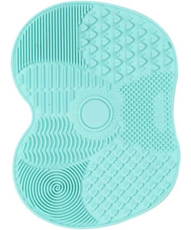 lmoikesz Foundation Concealer Makeup Brush Cleaning Mat Home Hotel Dress Room Eyebrow Pen Silicone Washing Pad Beauty Supplies Green - Buy Online on GoSupps.com