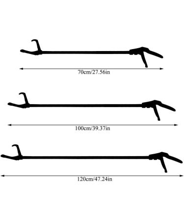 Aluminum Foldable Heavy Duty Reptile Grabber Snake Tong Good Toughness Grabber Tool for(red 120cm) - Buy Online on GoSupps.com