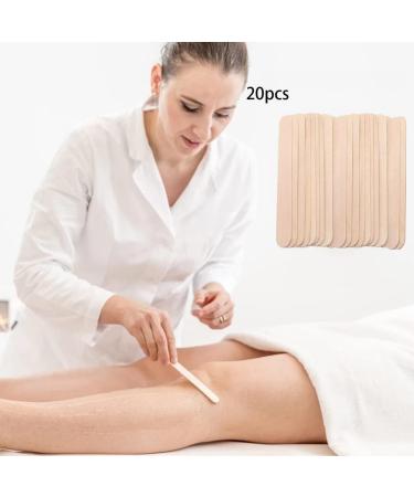 Premium Wooden Mouth Spatula & Waxing Sticks for Hair Removal - Eco-Friendly & Durable - Buy Online on GoSupps.com