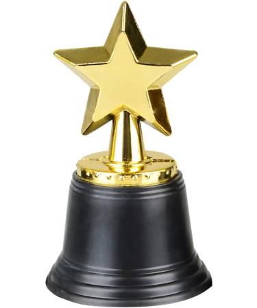 Bedwina Star Trophy Awards - Pack of 12 Bulk - 4.5 Inch Gold Trophies for Kids & Adults - Perfect for Party Favors, Props, Rewards, Competitions - Buy Online on GoSupps.com