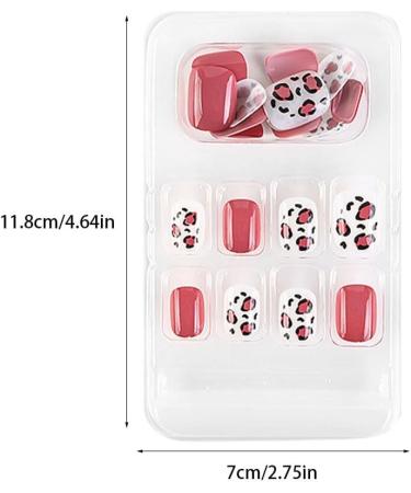 dijiusidy False Nail Fashionable Various Shapes Fingernail Full Coverage Strong Viscosity Adjustable Paster for Manicure Art 17 F741 17 1 count (Pack of 1) - Buy Online on GoSupps.com