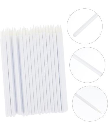 MAGICLULU 100pcs Disposable Eyeliner Brush Eyeliner Applicator Eyeliner Makeup Brush White Lipstick Mini 9x6.5cm White - Buy Online on GoSupps.com