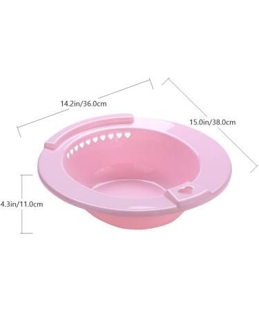 Portable Toilet Sitz Bath Basin 2pcs Set for Postpartum & Hemorrhoids Care - Buy Online on GoSupps.com