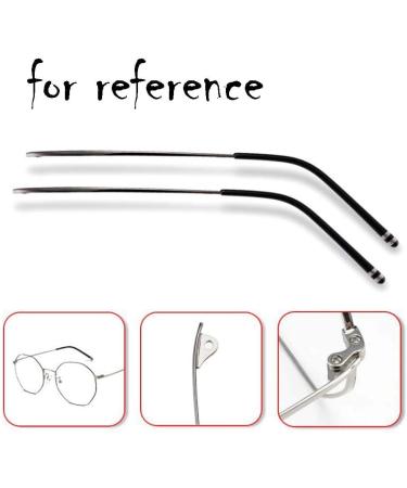 MUNANI Glasses Replacement Arms - Thin Metal Frame Temple Accessories Gray - International Shipping Available - Buy Online on GoSupps.com