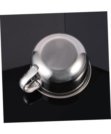 Angoily 2-Piece Stainless Steel Shaving Bowl Set - Rust-Free Brush & Soap Shell for Men | Durable Razor Shaving Foam Holder - Buy Online on GoSupps.com