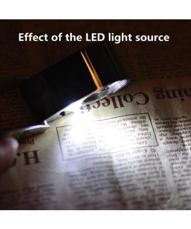Beileshi 40X Illuminated Jeweler LED and UV Lens Loupe Magnifier with Metal Construction and Optical Glass with a Durable and Sturdy Travel Carrying Case 40x Loupe(led+uv) - Buy Online on GoSupps.com