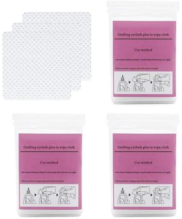 600 pcs Eyelash Glue Cleaning Cotton Pads | Non-Woven Cloths for Eyelash Extensions & Nail Art Gel Removal - International Shipping - Buy Online on GoSupps.com