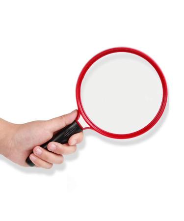 10x Handheld Portable Magnifier 10x Hd Magnifying Glass 130mm Large Lens for Elderly & Students Reading Books Small Prints Newspapers Map Loupe Made in China