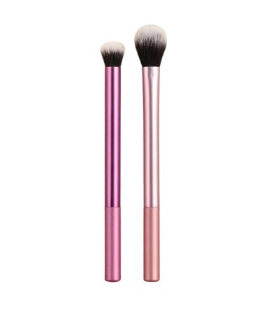 Makeup Brush Set for Defined Look Eyeshadow Lipstick Blush Brushes (Set of 2)