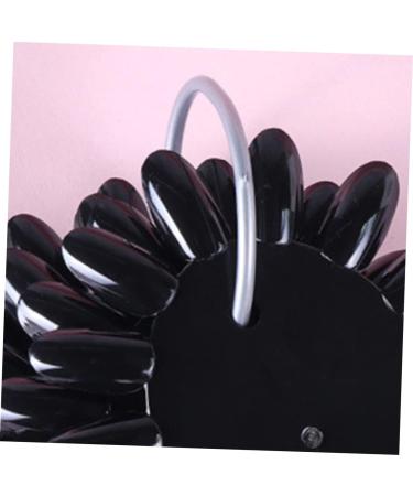 Beavorty 2 Set Color Gel Nail Polish Nail Tools Manicure Tools Nail Chart Book Art Tools Nail Fan Display Manicure Color Card Display Board Nail Color Display Card Nail Color Card Sample 20X10X2cm Black - Buy Online on GoSupps.com